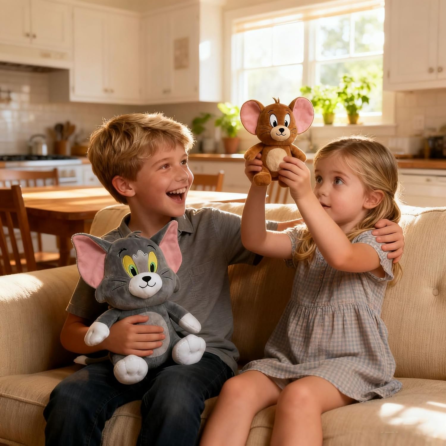 Cartoon Cat Mouse Plush