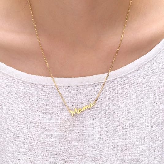 Mama Stainless Steel Necklace