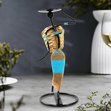 African Art Candle Holder