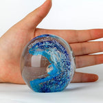 Ocean Wave Crystal Sphere