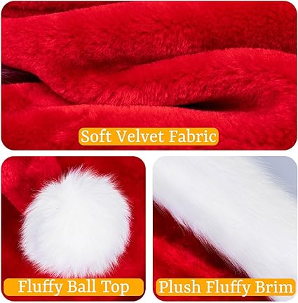 Velvet Santa Hat