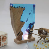 Ocean Resin Diver Lamp