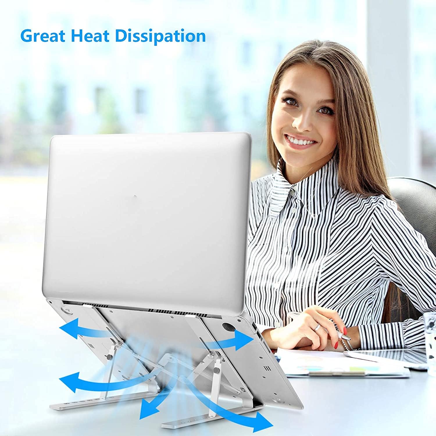 adjustable aluminum laptop stand