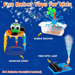 STEM Robotics Kit 6 Set Science Experiments Project Activities Toys for Kids 4-8 8-12 Engineering Building Electronic Motor Robot Kid Craft Boy Girl 5 6 7 8 9 10 12 Year Old Outdoor Toy
