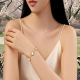 Four Leaf Clover Gold Bracelet