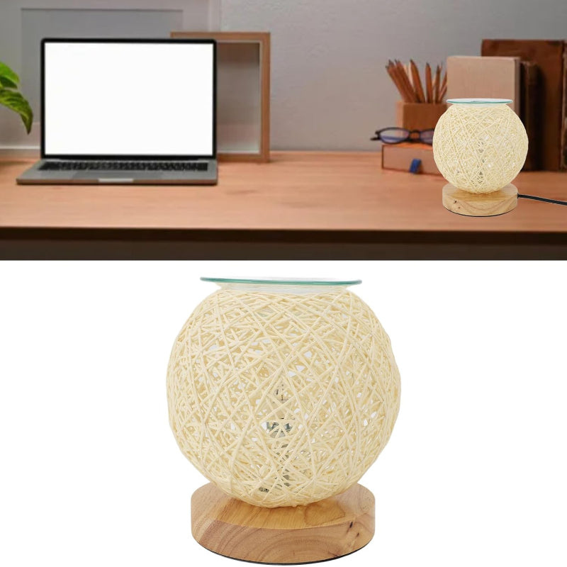Rattan Wax Melt Lamp