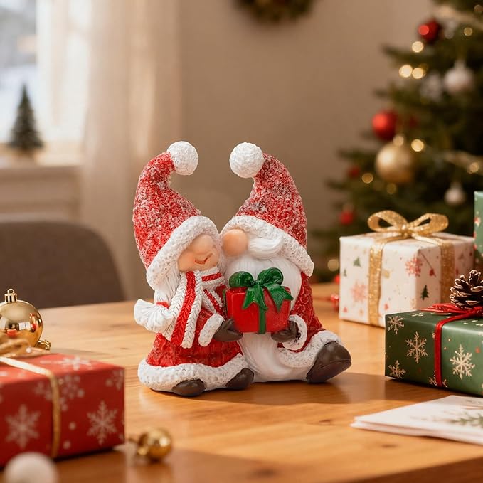 Christmas Gnome Figurine