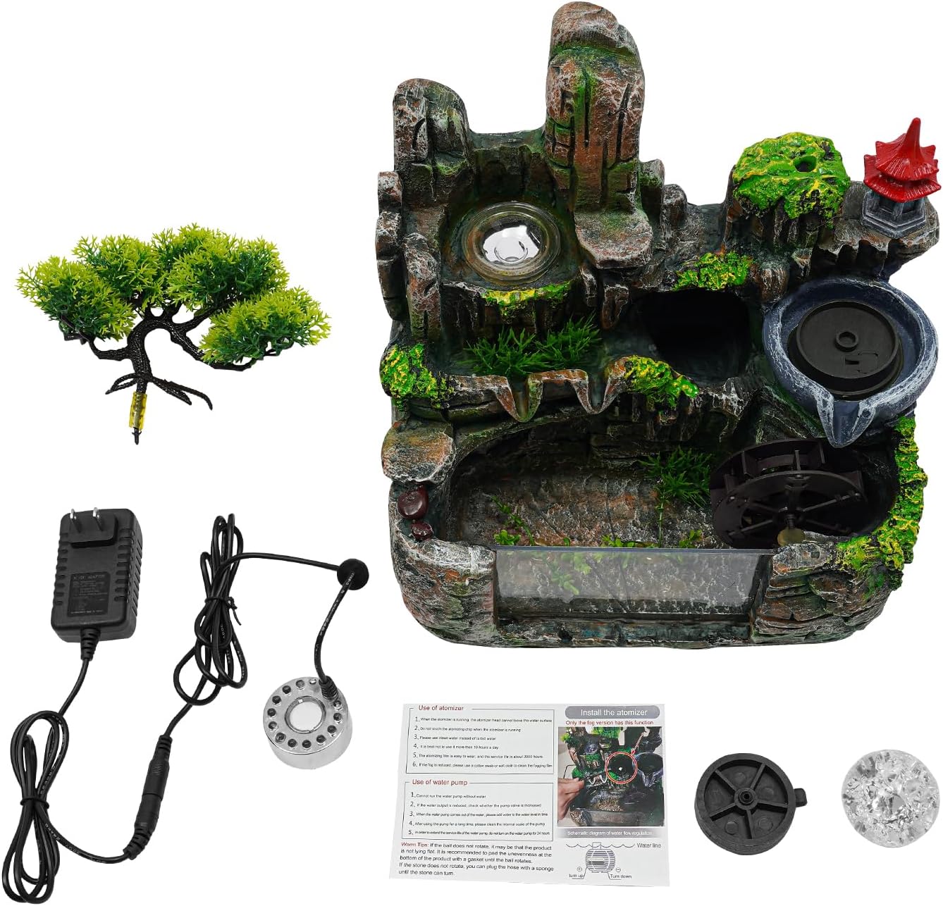 Indoor Tabletop Waterfall Fountain