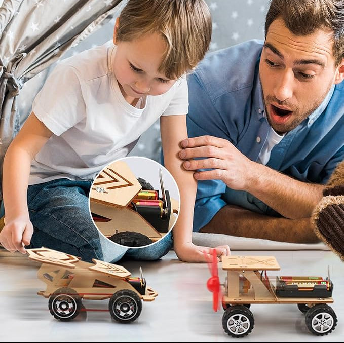 STEM Wooden Car Builder Kit
