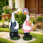 Porch Goose Garden Statue