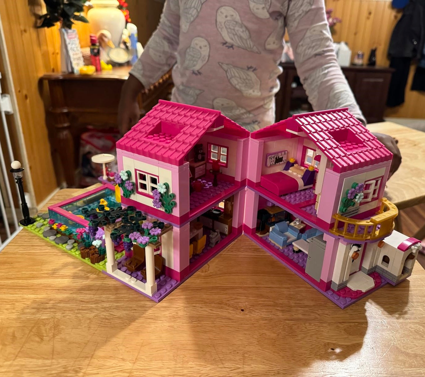 Pink Summer Villa Building Set