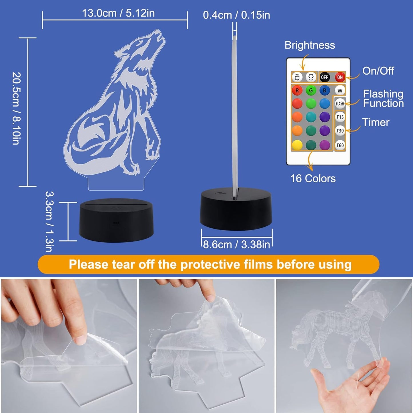 3D Illusion Night Lamp