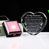 Crystal Heart LED Keepsake