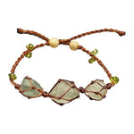 Fluorite Gemstone Jewelry Set