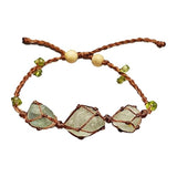 Fluorite Gemstone Jewelry Set