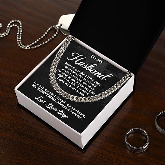 Husband Cuban Chain Necklace