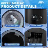 Jellyfish Lamp, Jelly Fish Tank Mood Light, Table Lamp for Home Office Decor，Relaxation and Sleep, Jellyfish Aquarium with 17 Colors Changing, Valentines Day Gifts for Women, Kids and Men