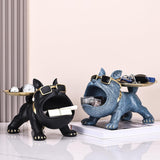 French Bulldog Tray Statue