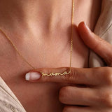 Gold Plated Mama Necklace