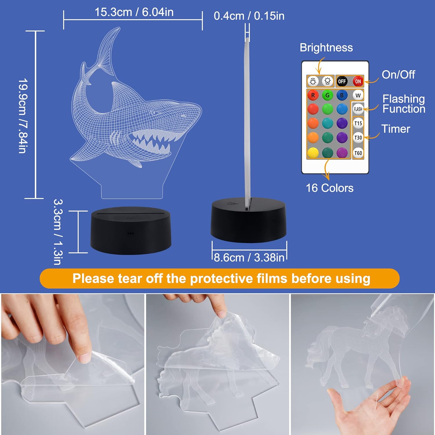 3D Illusion Night Lamp