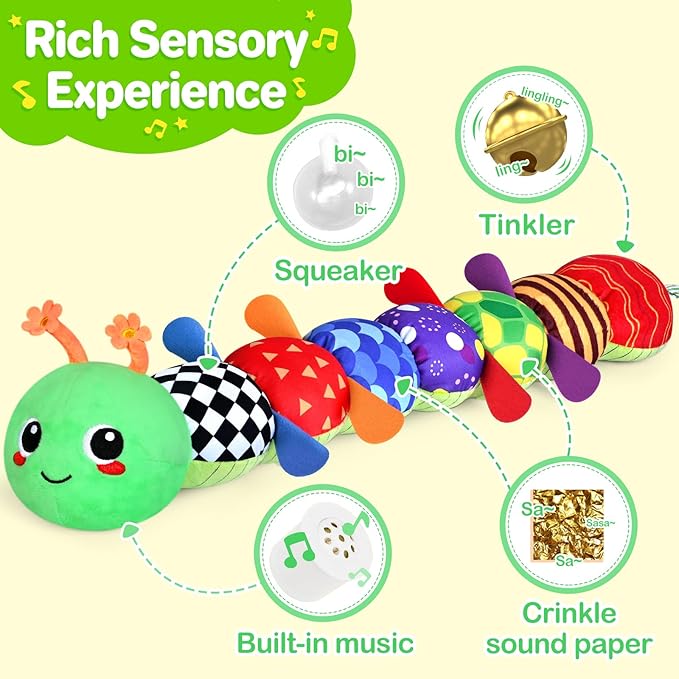 Sensory Musical Baby Caterpillar