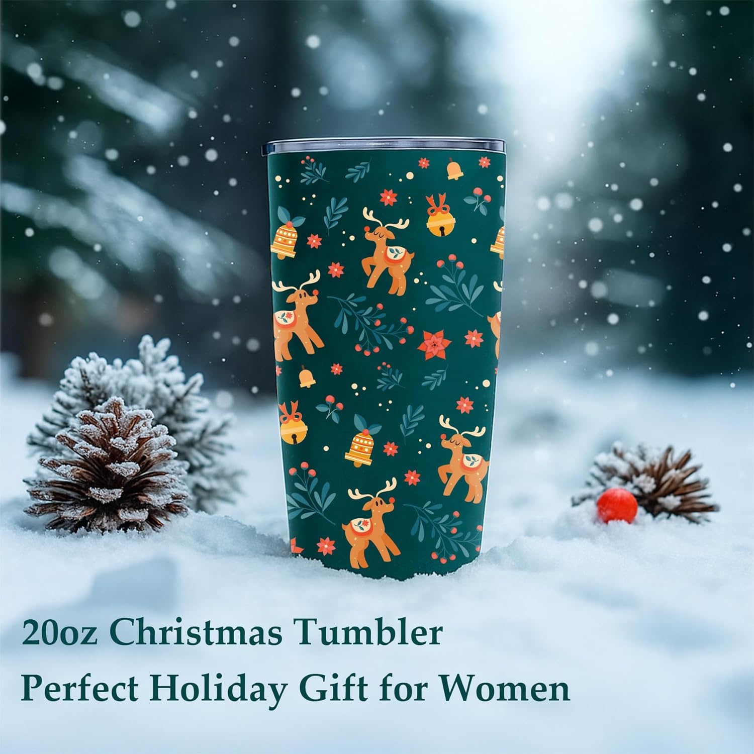 Regalos de Navidad para mujeres, regalos secretos de Papá Noel para mujeres, cesta de regalo única de Navidad, juego de regalo de Navidad para mamá, compañeros de trabajo, profesora, hermana, esposa