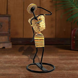 African Art Candle Holder