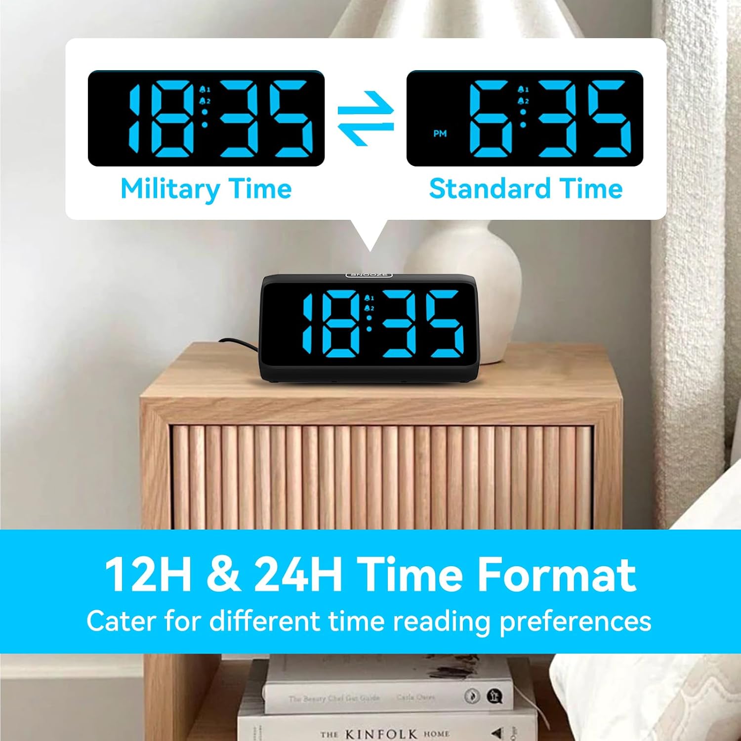 Netzu RGB Digital Alarm Clock