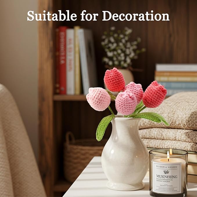 Crochet Flower Bouquet Gift Set