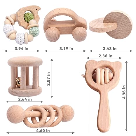 Wooden Baby Toy Set