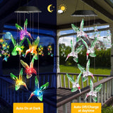 Solar Color-Changing Wind Chime
