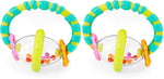 Bright Starts Little Shakers 6pc Gift Set, Easy-Grasp Oball Technology, Baby Rattles, Balls and Teethers, On-The-Go Toys, Lightweight, Unisex, Newborn+