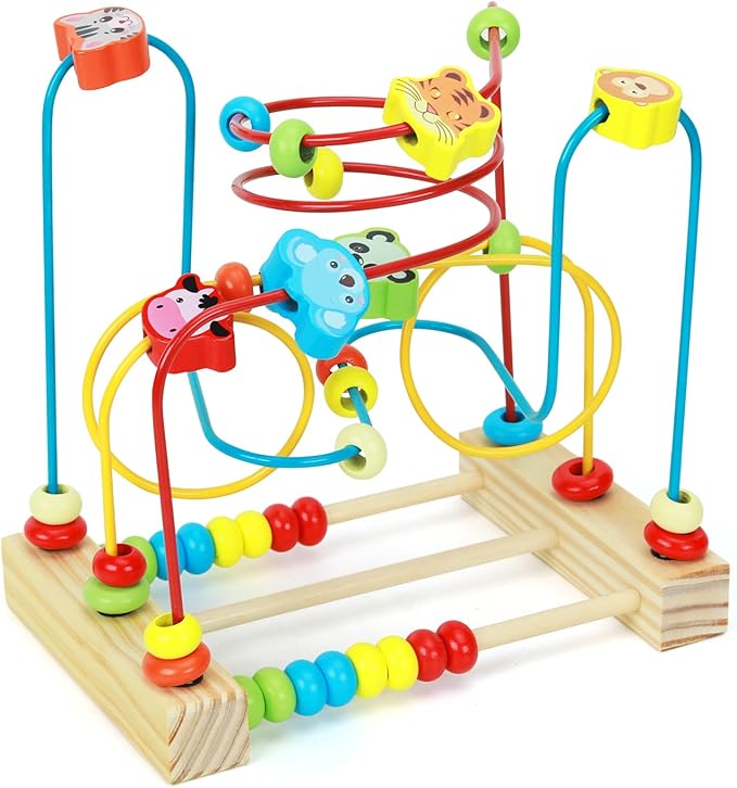 Wooden Bead Maze Set