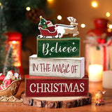 Christmas Wooden Table Decor