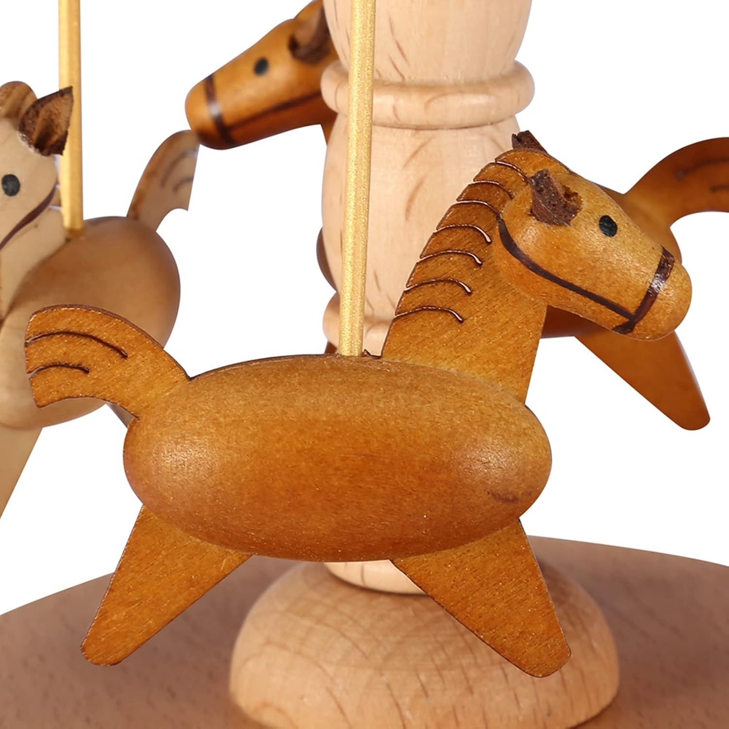 Wooden Carousel Music Box