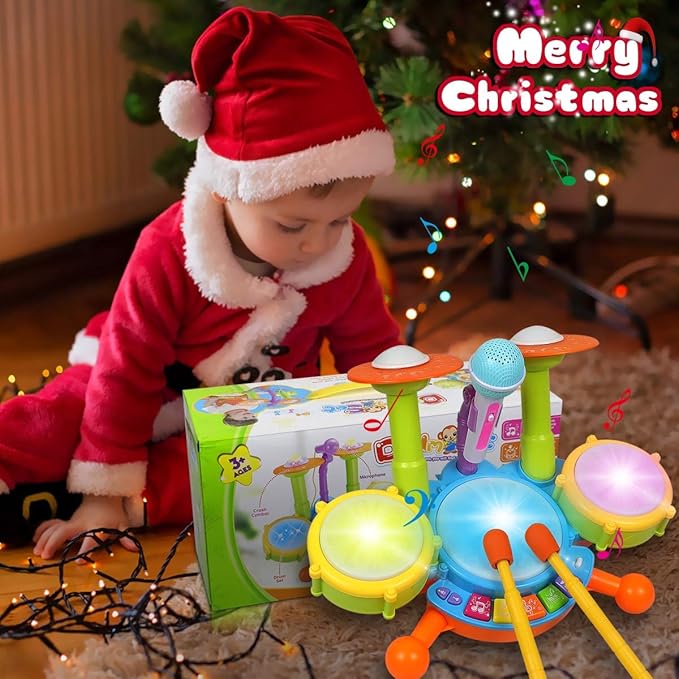 Toddler Musical Drum Set