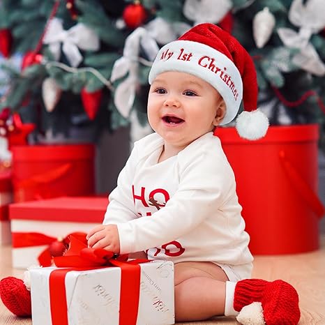 Baby Santa Holiday Hat