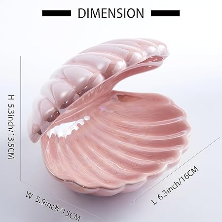 Ceramic Shell Jewelry Dish
