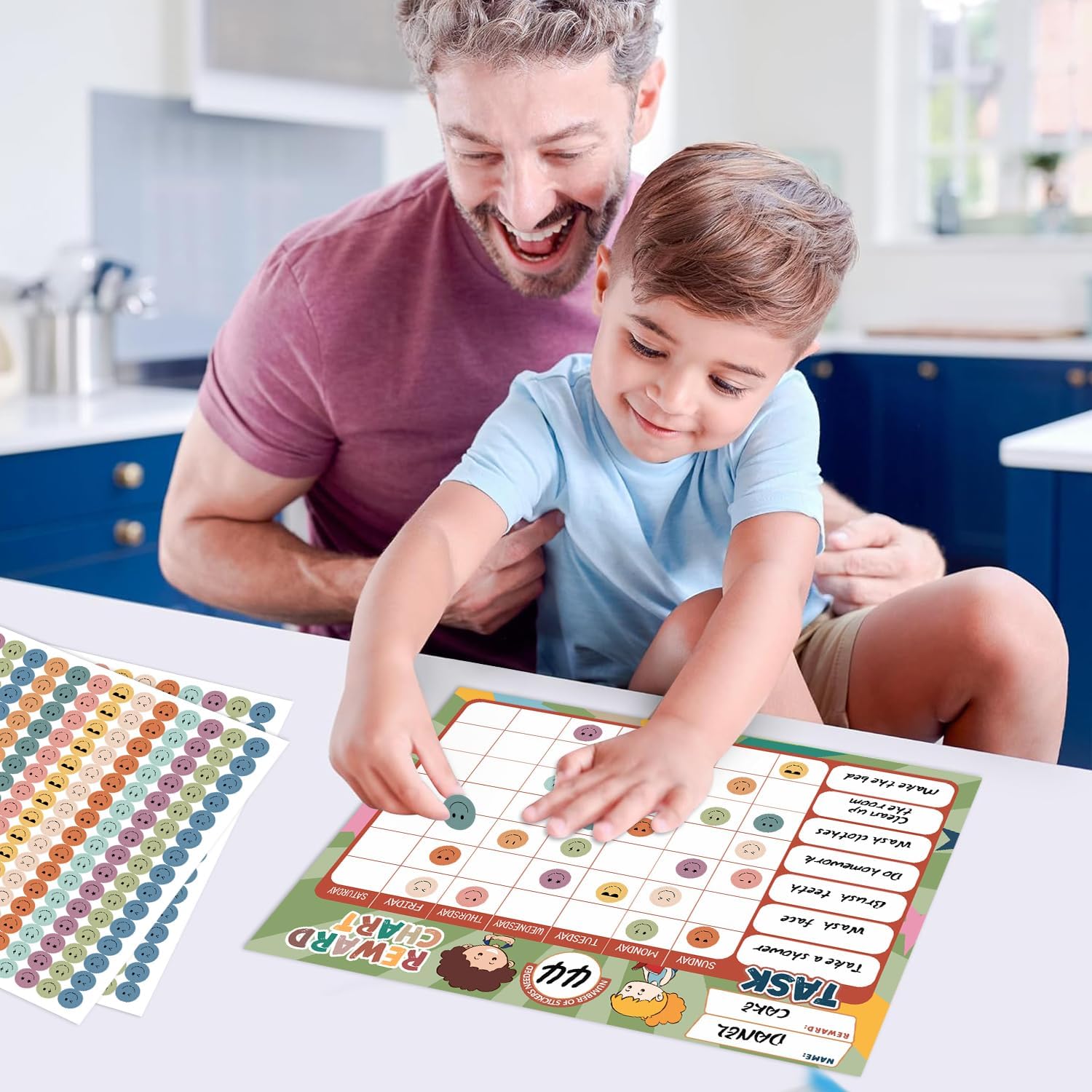 Boho Chore Reward Chart