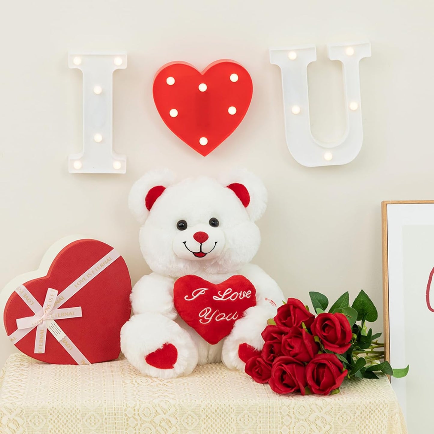 Blushing Love Teddy Bear