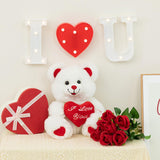 Blushing Love Teddy Bear