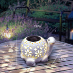 Solar Turtle Garden Lantern