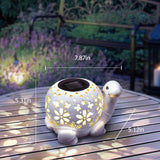 Solar Turtle Garden Lantern