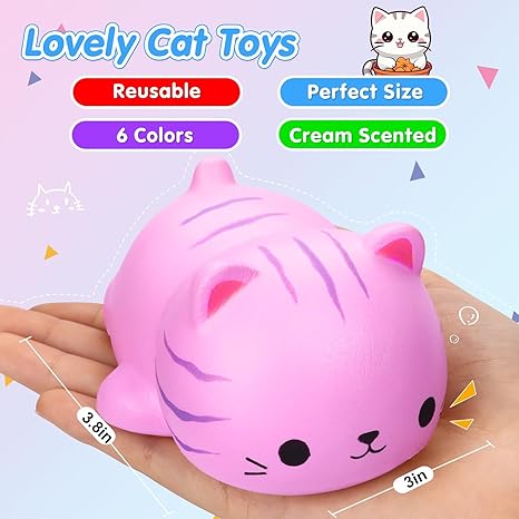 Cat Squishy Stress Set