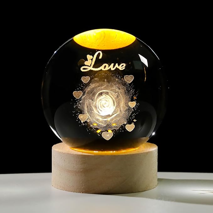 Luminous Nature Crystal Sphere