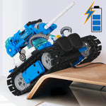 Opmind 5 in 1 STEM Robot Building Toys for Boys Age 8-13, 494PCS Remote & App-Controlled Set Educational Coding Toy, Kids DIY Sound & Light Interactive Science Sets, Gift for Boys Girls 10-12