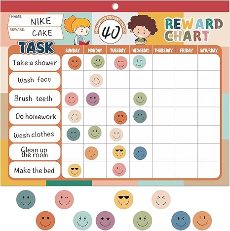 Boho Chore Reward Chart