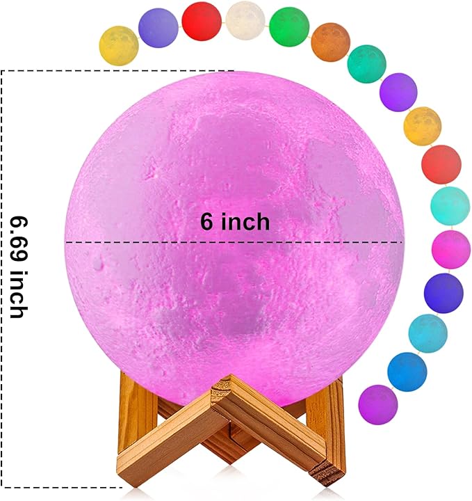 3D Moon Light Lamp