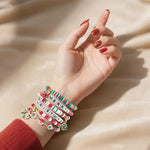 Christmas Beaded Bracelet Set