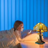Tiffany-Style Stained Glass Table Lamp